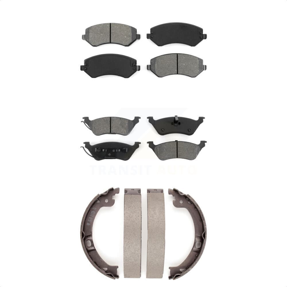 Transit Auto - KSN-100745 - Front and Rear Disc Brake Pad Kits image 1