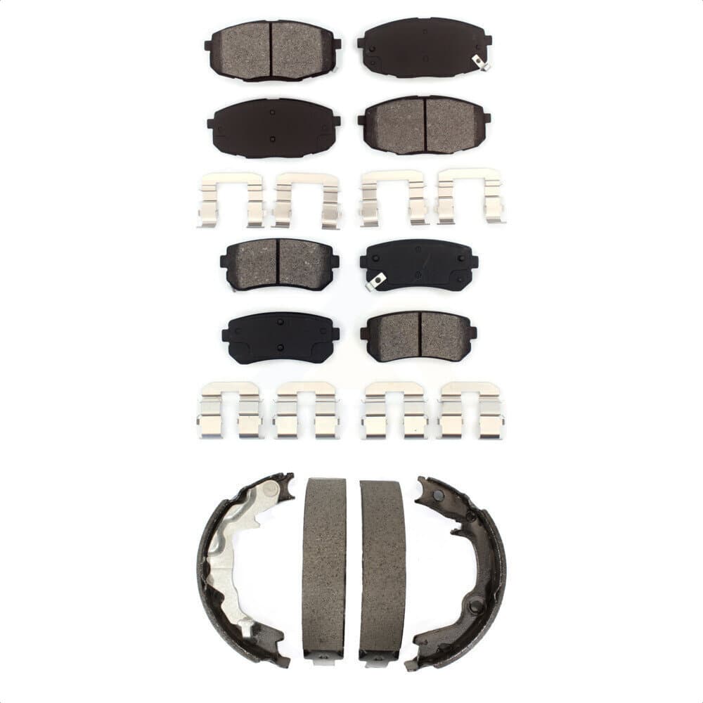 Transit Auto - KSN-100752 - Front and Rear Disc Brake Pad Kits image 1