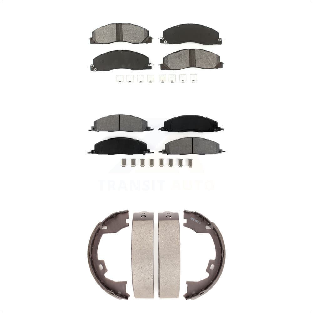 Transit Auto - KSN-100781 - Front and Rear Disc Brake Pad Kits image 1