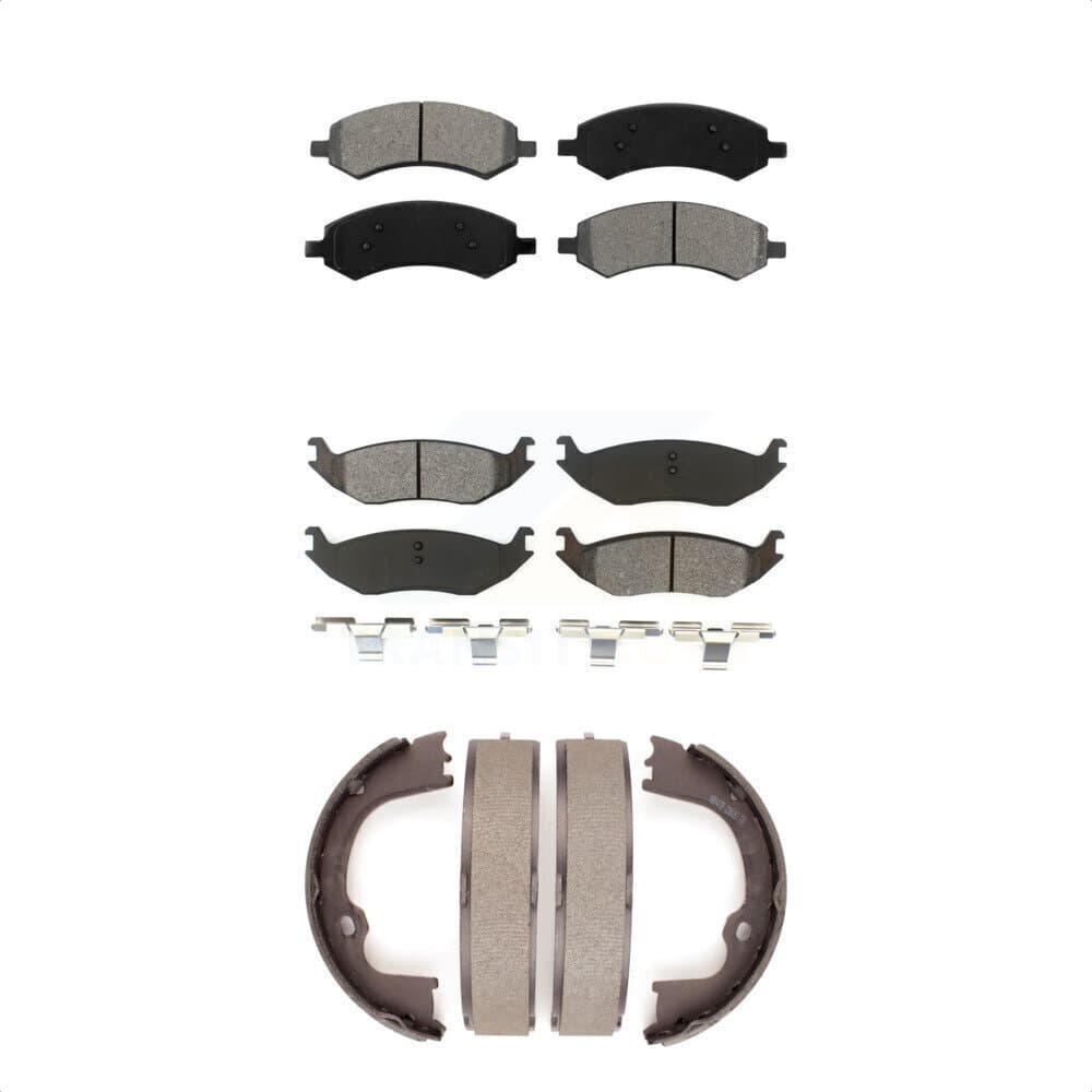 Transit Auto - KSN-100782 - Front and Rear Disc Brake Pad Kits image 1