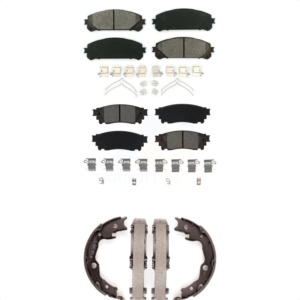 Transit Auto - KSN-100861 - Front and Rear Disc Brake Pad Kits image 1
