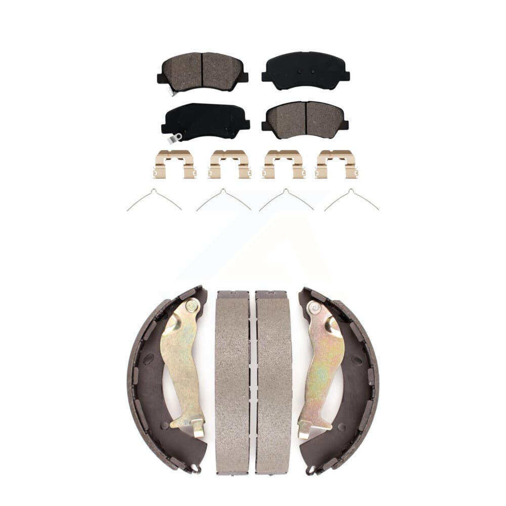 Transit Auto - KSN-100921 - Front and Rear Disc Brake Pad Kits image 1