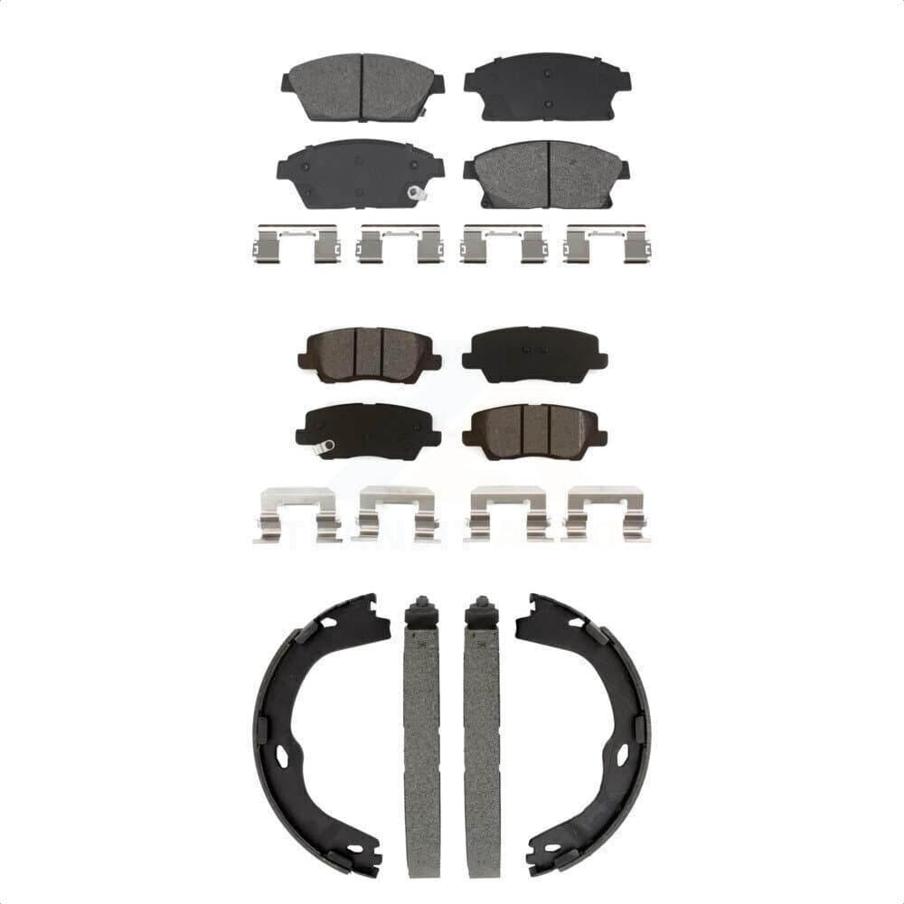 Transit Auto - KSN-100939 - Front and Rear Disc Brake Pad Kits image 1