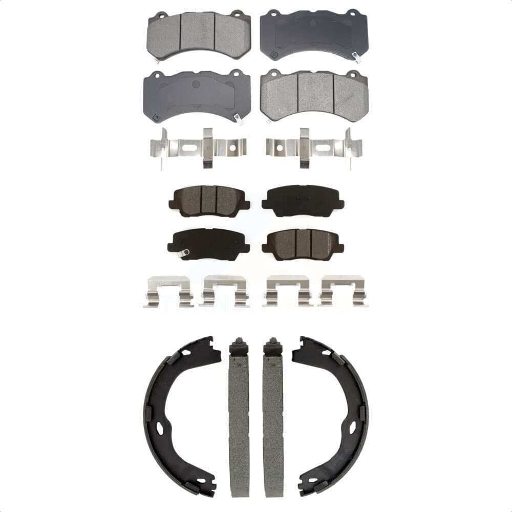 Transit Auto - KSN-100940 - Front and Rear Disc Brake Pad Kits image 1