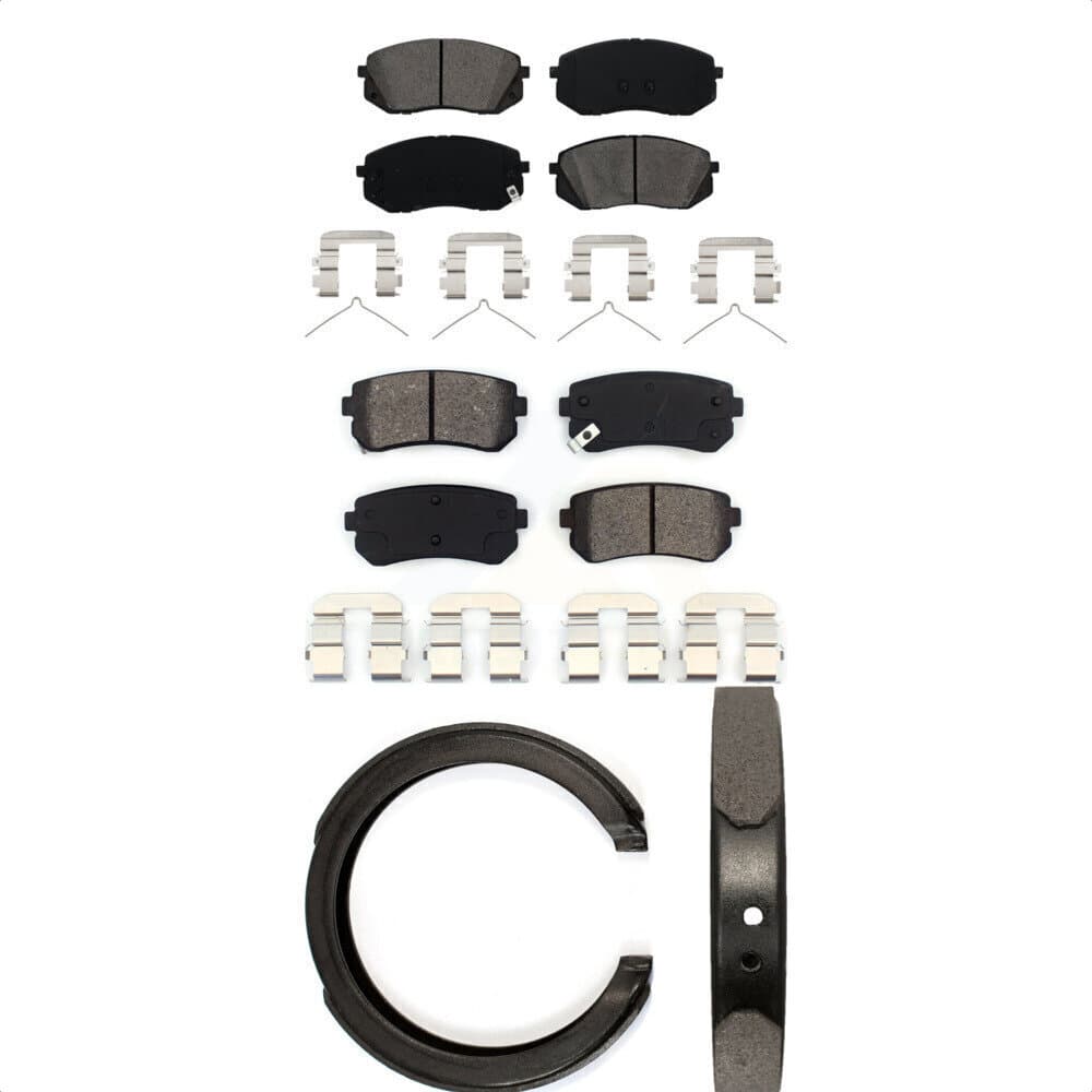 Transit Auto - KSN-100966 - Front and Rear Disc Brake Pad Kits image 1