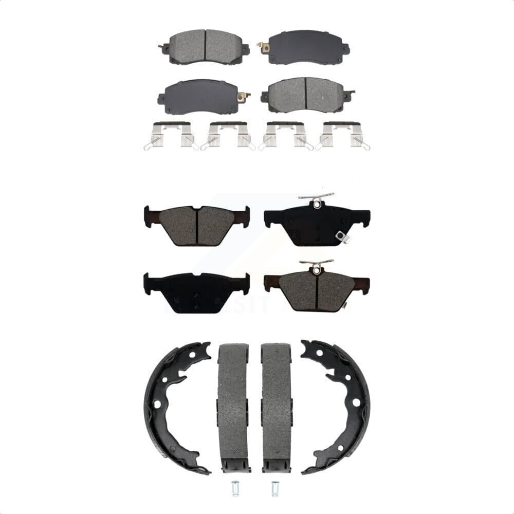 Transit Auto - KSN-100972 - Front and Rear Disc Brake Pad Kits image 1
