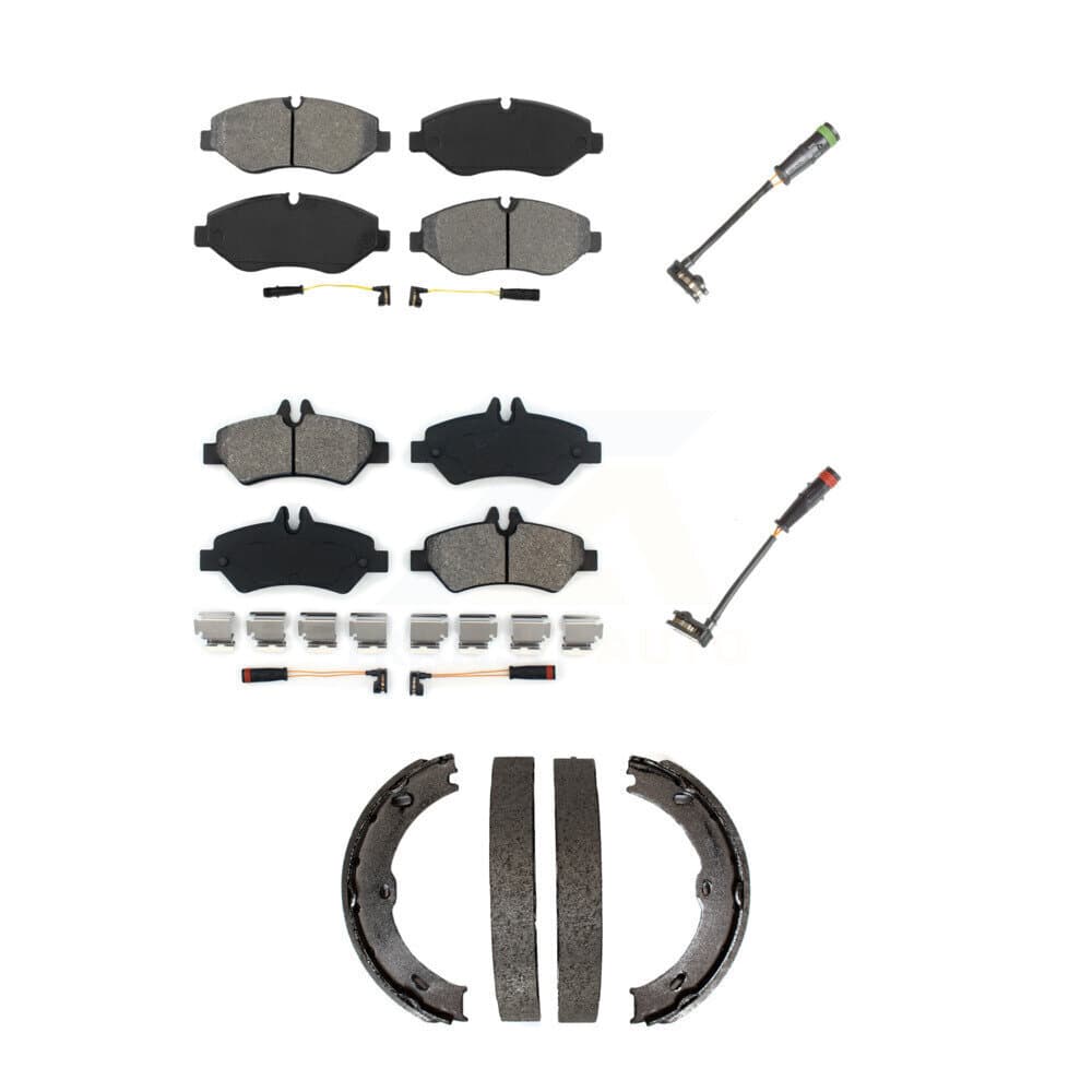 SIM - KSW-100217 - Front and Rear Disc Brake Pad Kits image 1