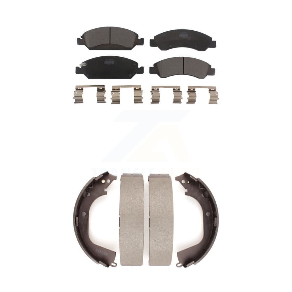 Transit Auto - KTN-100033 - Front and Rear Disc Brake Pad Kits image 1