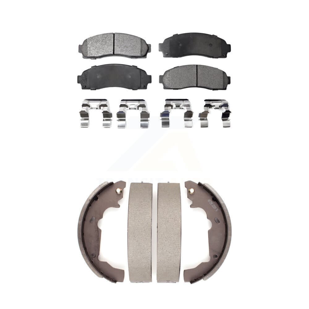 Transit Auto - KTN-100163 - Front and Rear Disc Brake Pad Kits image 1