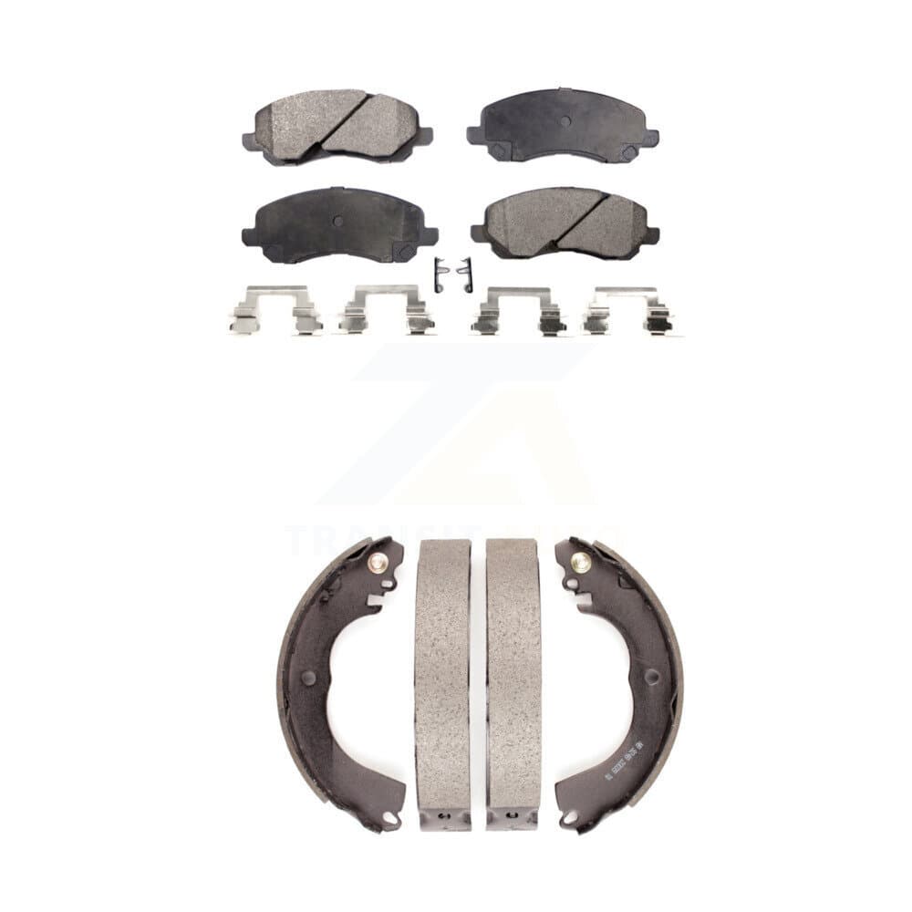 Transit Auto - KTN-100185 - Front and Rear Disc Brake Pad Kits image 1
