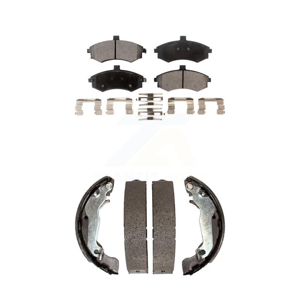 Transit Auto - KTN-100207 - Front and Rear Disc Brake Pad Kits image 1