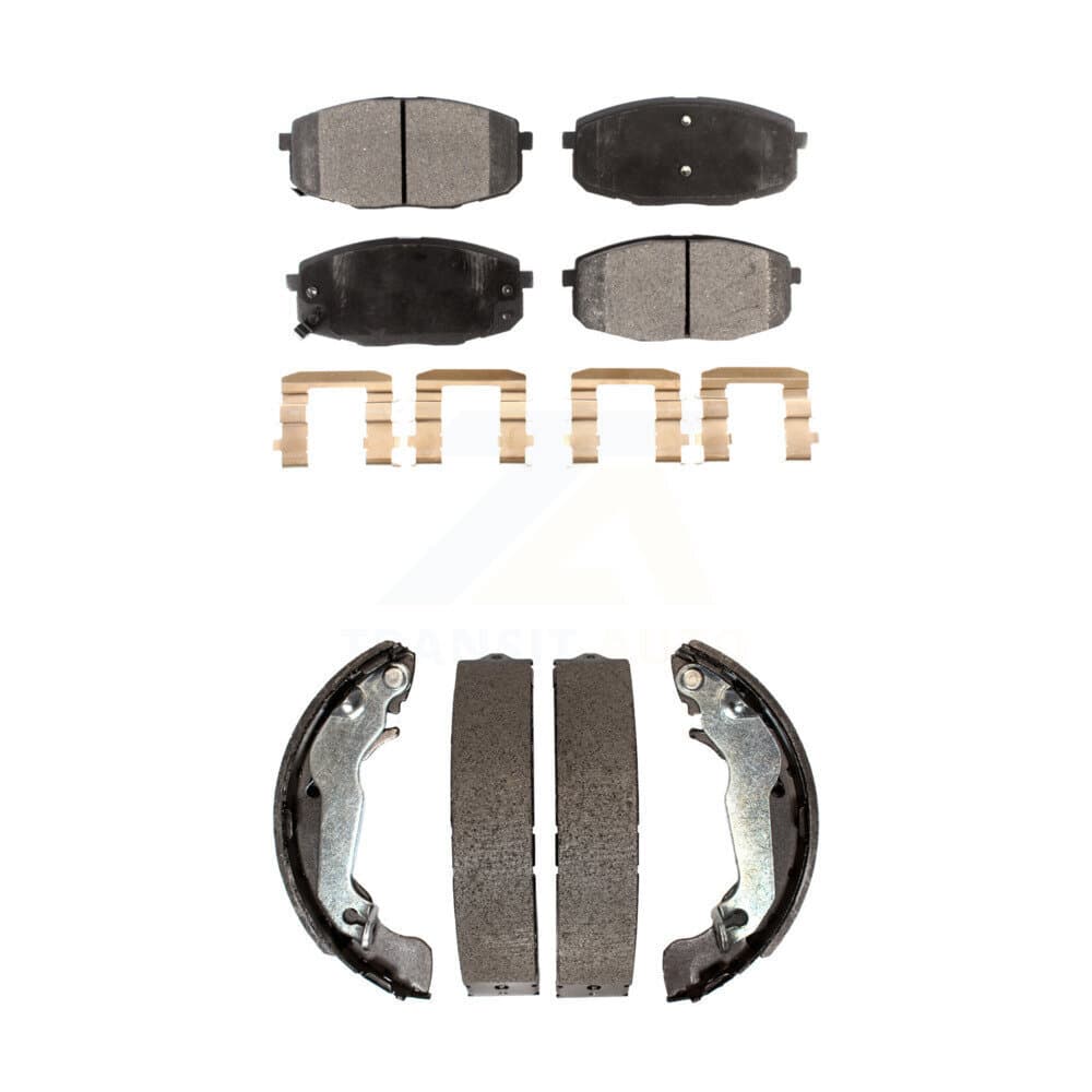 Transit Auto - KTN-100227 - Front and Rear Disc Brake Pad Kits image 1