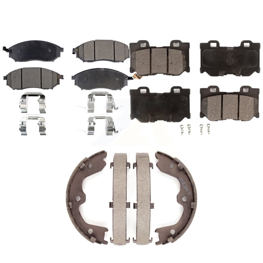 Transit Auto - KTN-100541 - Front and Rear Disc Brake Pad Kits image 1