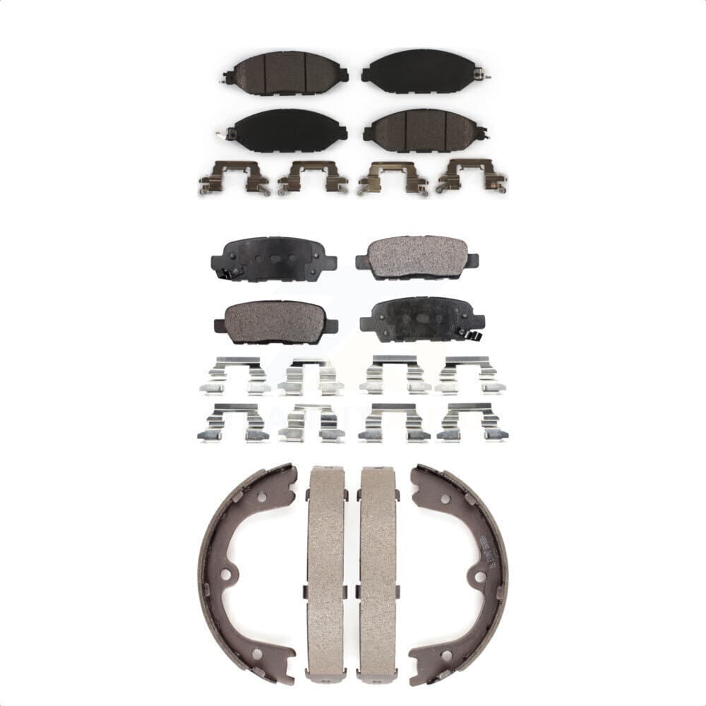 Transit Auto - KTN-100542 - Front and Rear Disc Brake Pad Kits image 1
