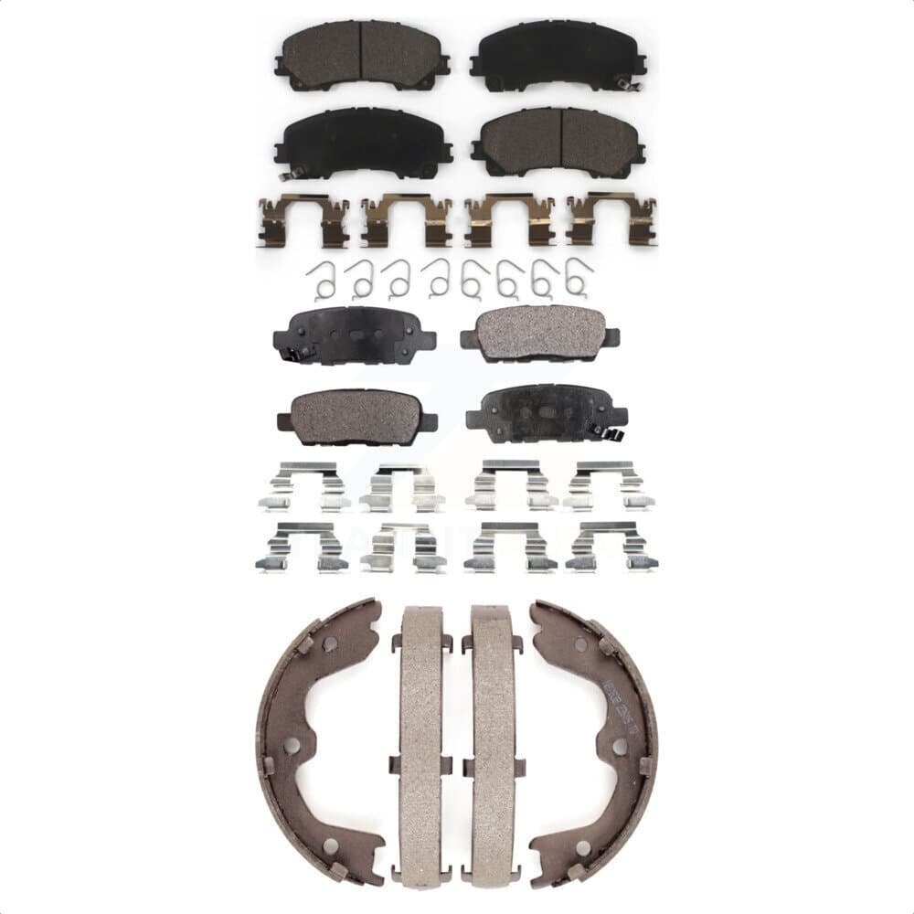 Transit Auto - KTN-100548 - Front and Rear Disc Brake Pad Kits image 1
