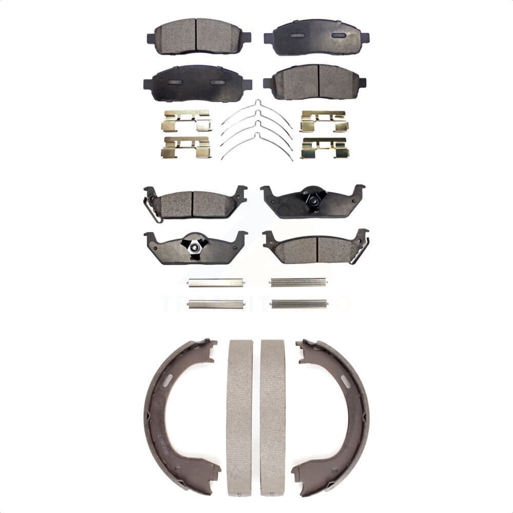 Transit Auto - KTN-100567 - Front and Rear Disc Brake Pad Kits image 1