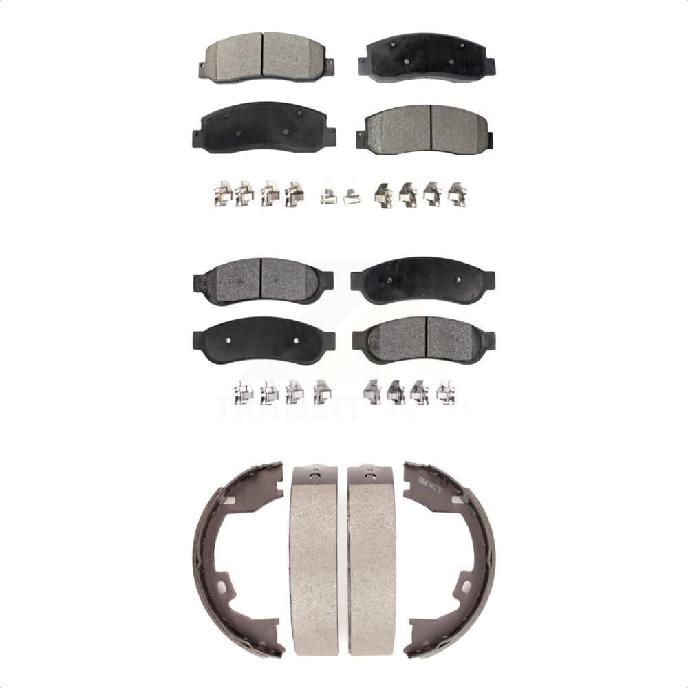 Transit Auto - KTN-100574 - Front and Rear Disc Brake Pad Kits image 1