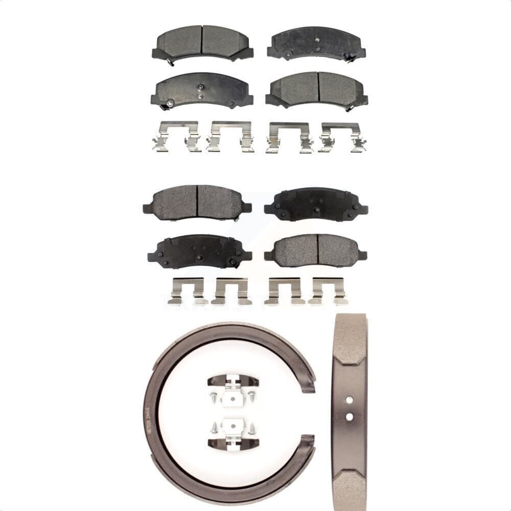 Transit Auto - KTN-100577 - Front and Rear Disc Brake Pad Kits image 1