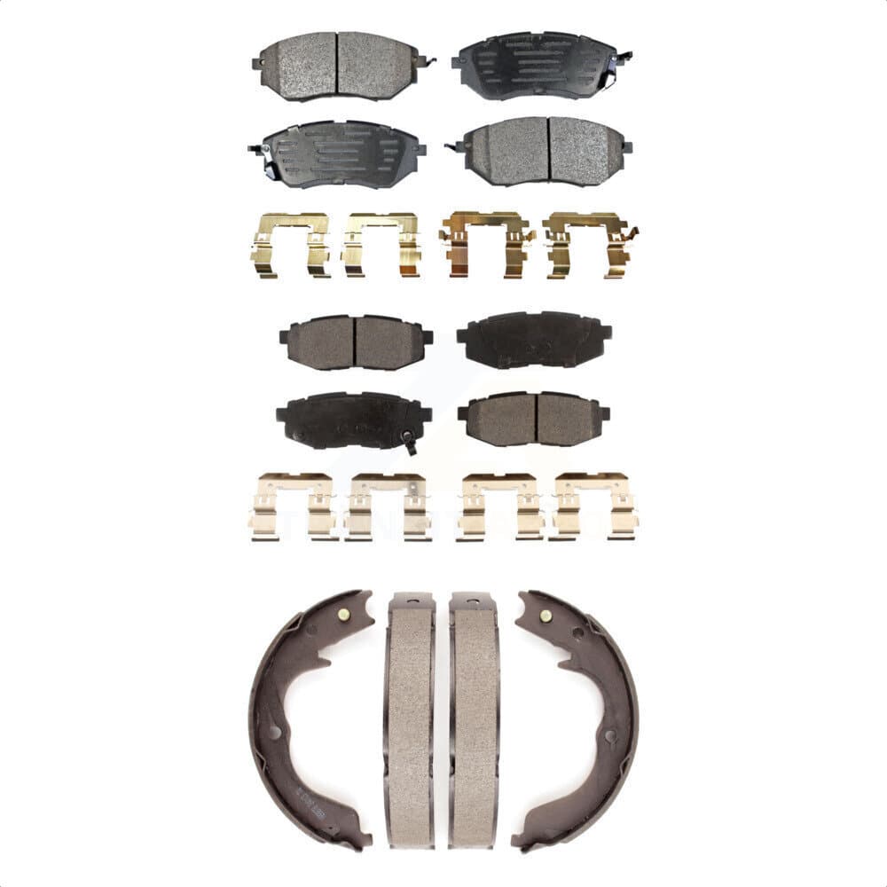 Transit Auto - KTN-100590 - Front and Rear Disc Brake Pad Kits image 1