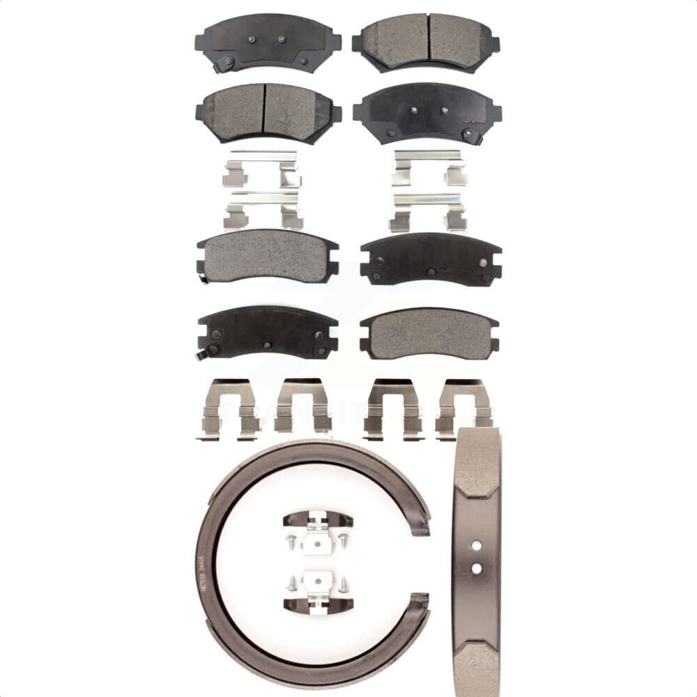 Transit Auto - KTN-100597 - Front and Rear Disc Brake Pad Kits image 1