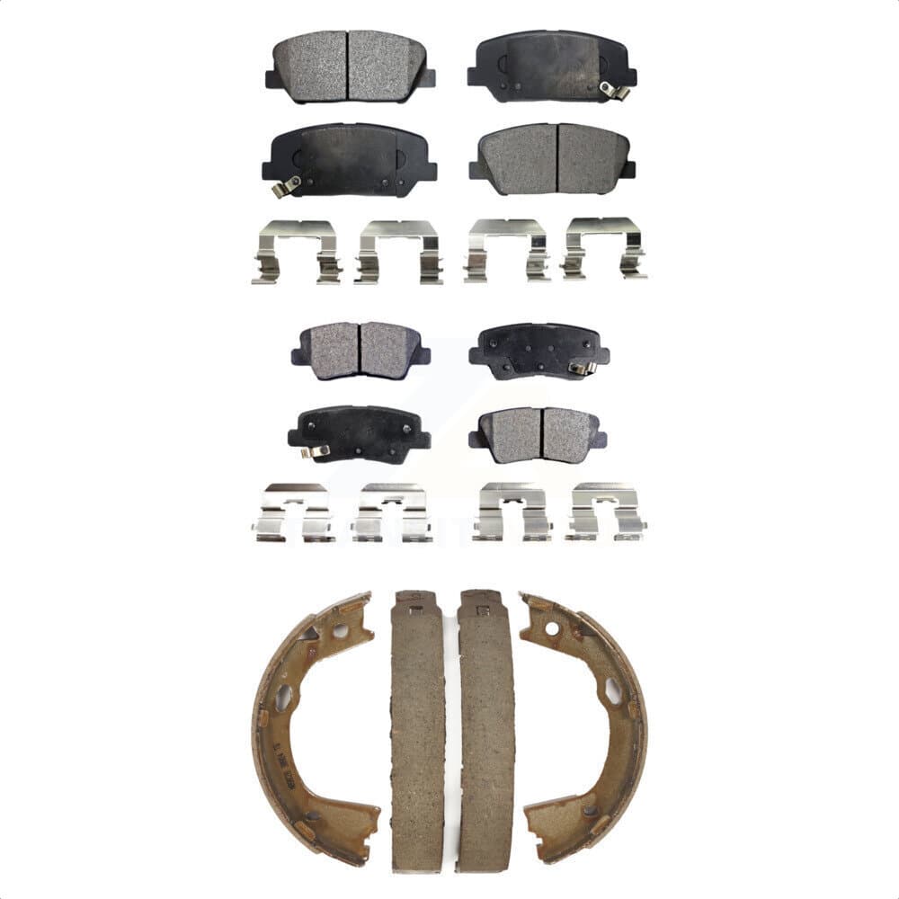 Transit Auto - KTN-100626 - Front and Rear Disc Brake Pad Kits image 1