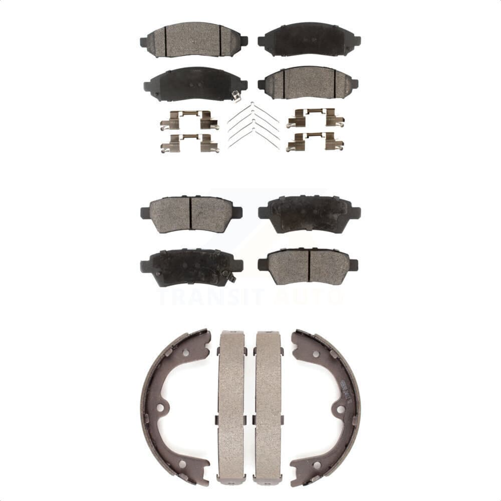 Transit Auto - KTN-100643 - Front and Rear Disc Brake Pad Kits image 1