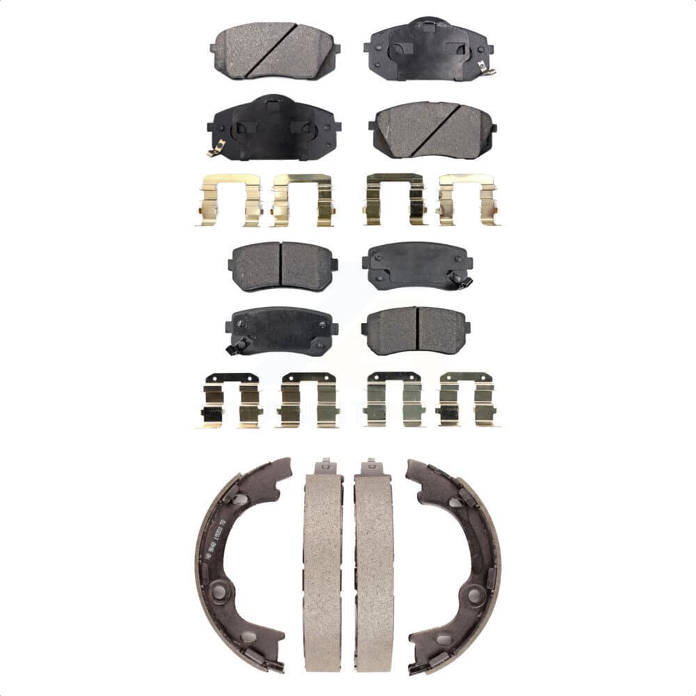 Transit Auto - KTN-100659 - Front and Rear Disc Brake Pad Kits image 1
