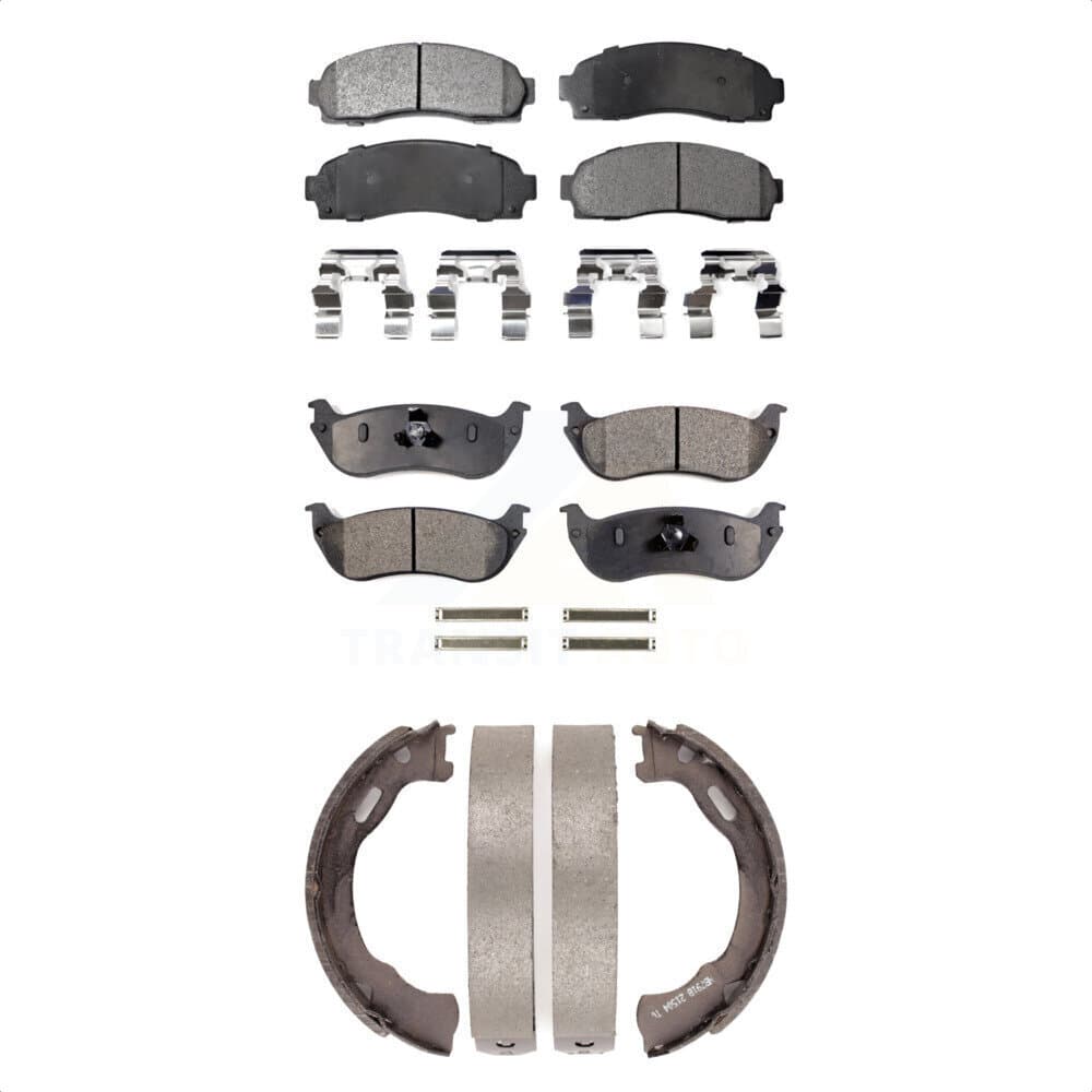 Transit Auto - KTN-100693 - Front and Rear Disc Brake Pad Kits image 1