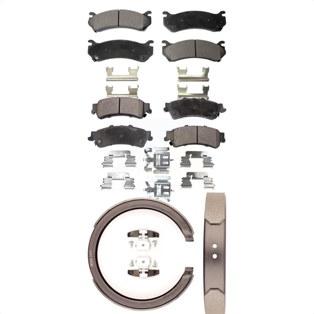 Transit Auto - KTN-100731 - Front and Rear Disc Brake Pad Kits image 1