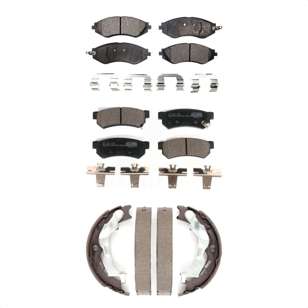 Transit Auto - KTN-100741 - Front and Rear Disc Brake Pad Kits image 1