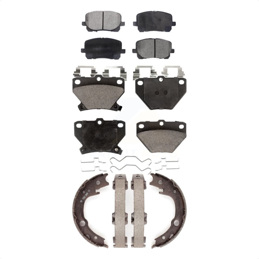 Transit Auto - KTN-100743 - Front and Rear Disc Brake Pad Kits image 1