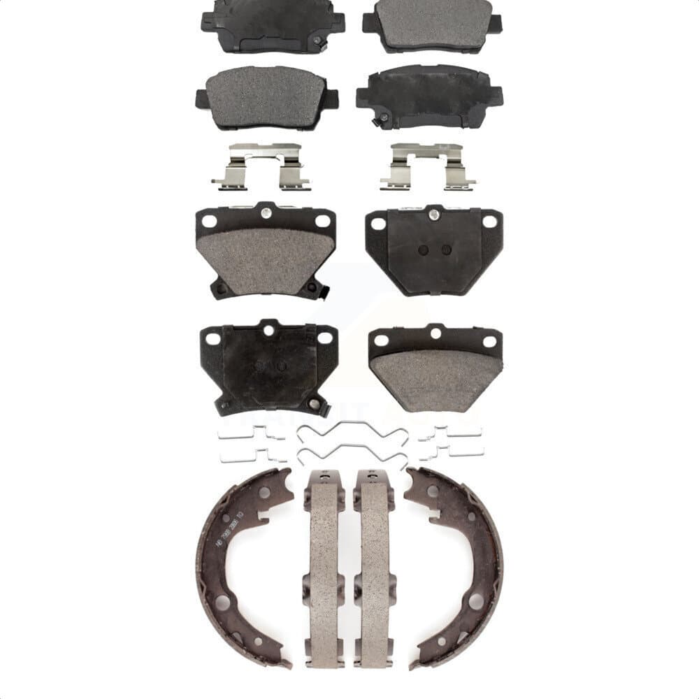 Transit Auto - KTN-100745 - Front and Rear Disc Brake Pad Kits image 1