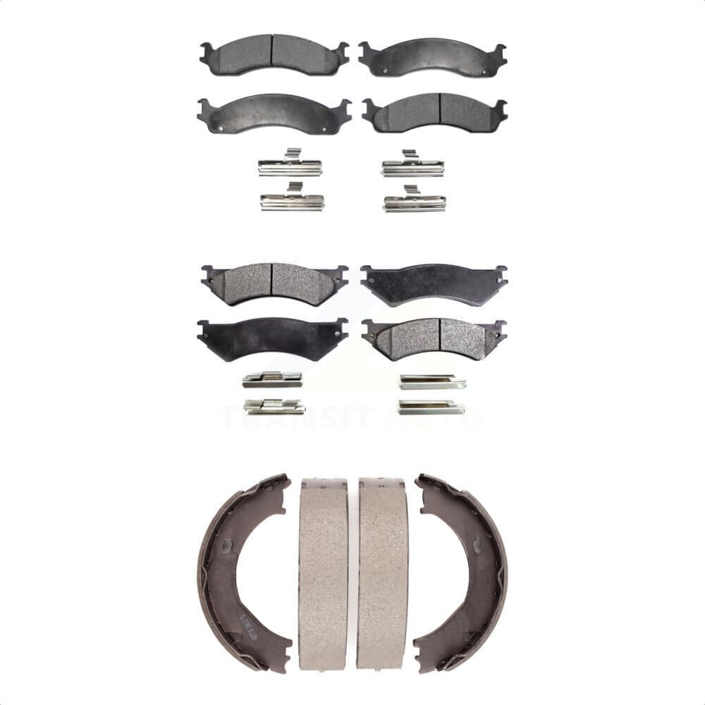 Transit Auto - KTN-100755 - Front and Rear Disc Brake Pad Kits image 1