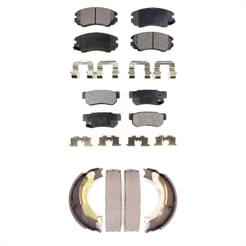 Transit Auto - KTN-100780 - Front and Rear Disc Brake Pad Kits image 1