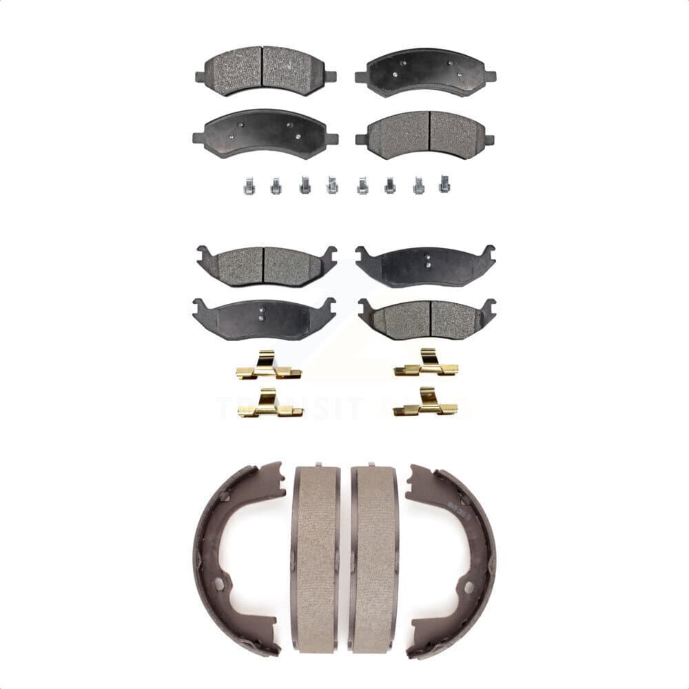 Transit Auto - KTN-100786 - Front and Rear Disc Brake Pad Kits image 1