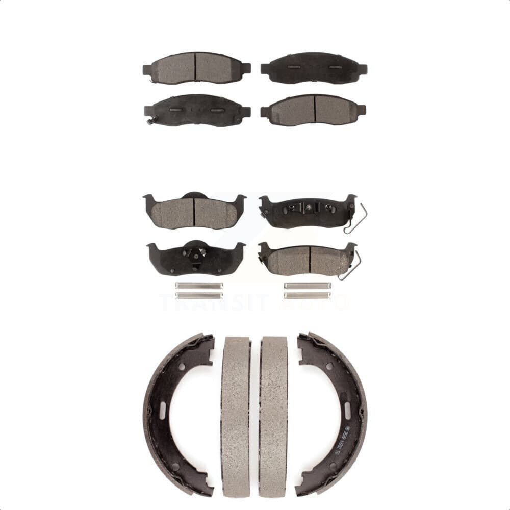 Transit Auto - KTN-100802 - Front and Rear Disc Brake Pad Kits image 1