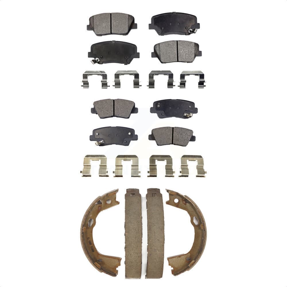 Transit Auto - KTN-100814 - Front and Rear Disc Brake Pad Kits image 1