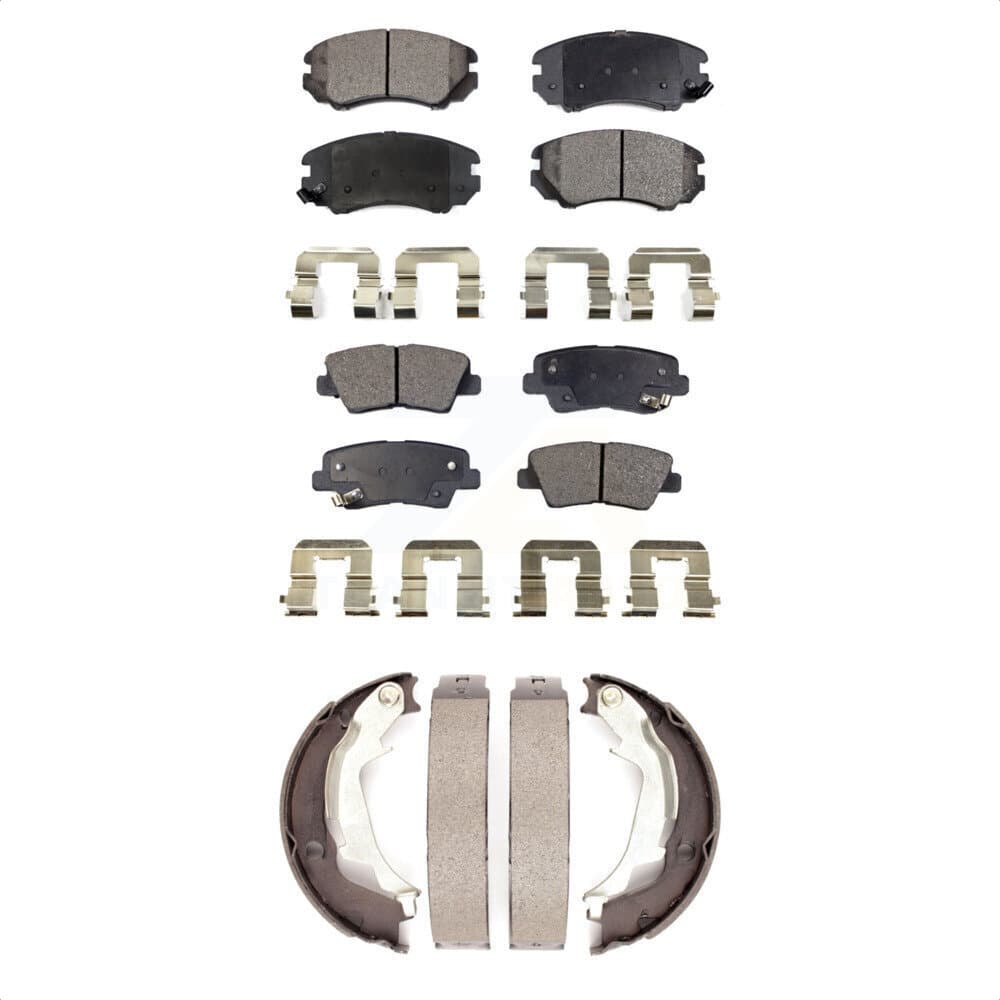 Transit Auto - KTN-100815 - Front and Rear Disc Brake Pad Kits image 1