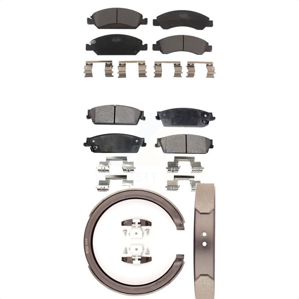 Transit Auto - KTN-100828 - Front and Rear Disc Brake Pad Kits image 1
