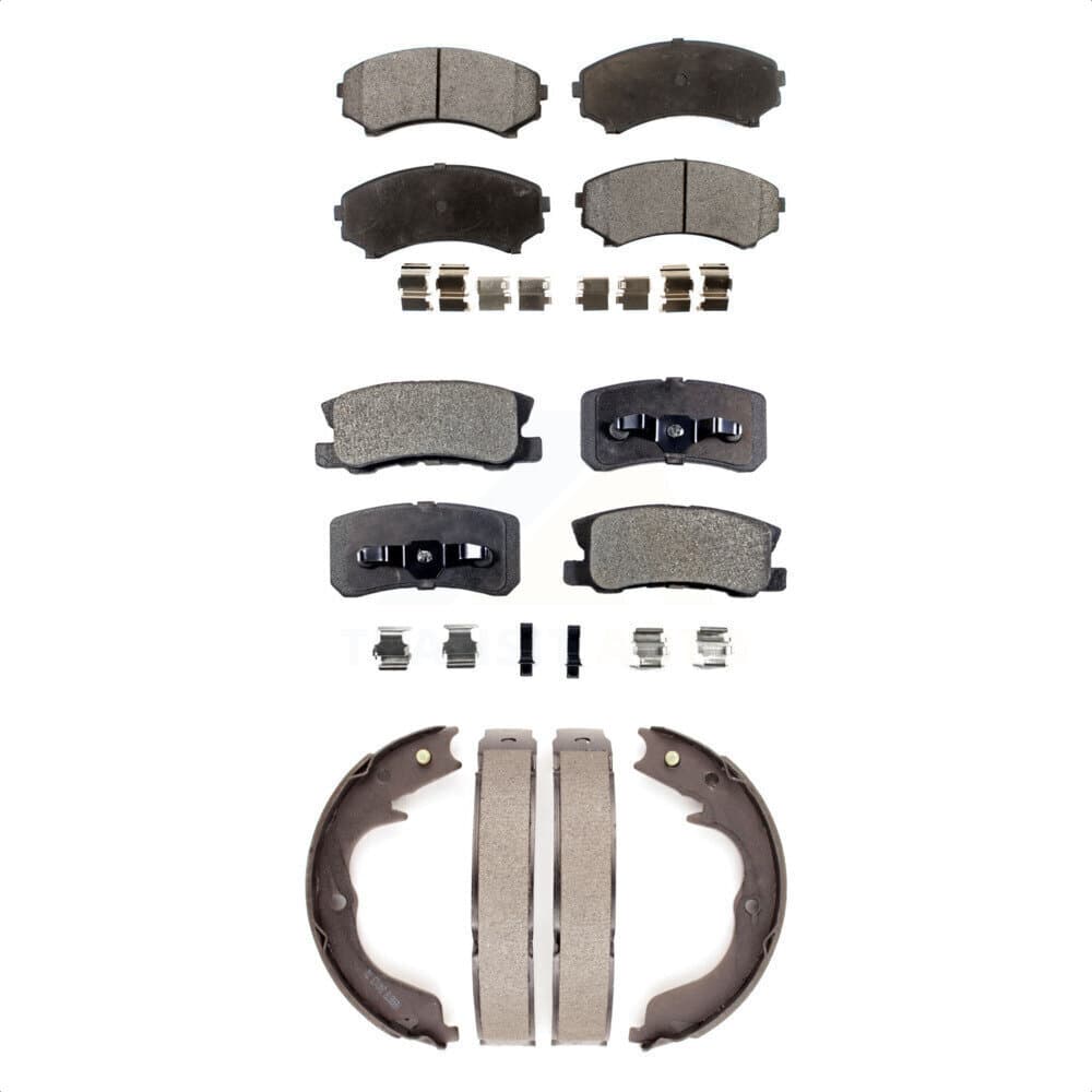 Transit Auto - KTN-100835 - Front and Rear Disc Brake Pad Kits image 1