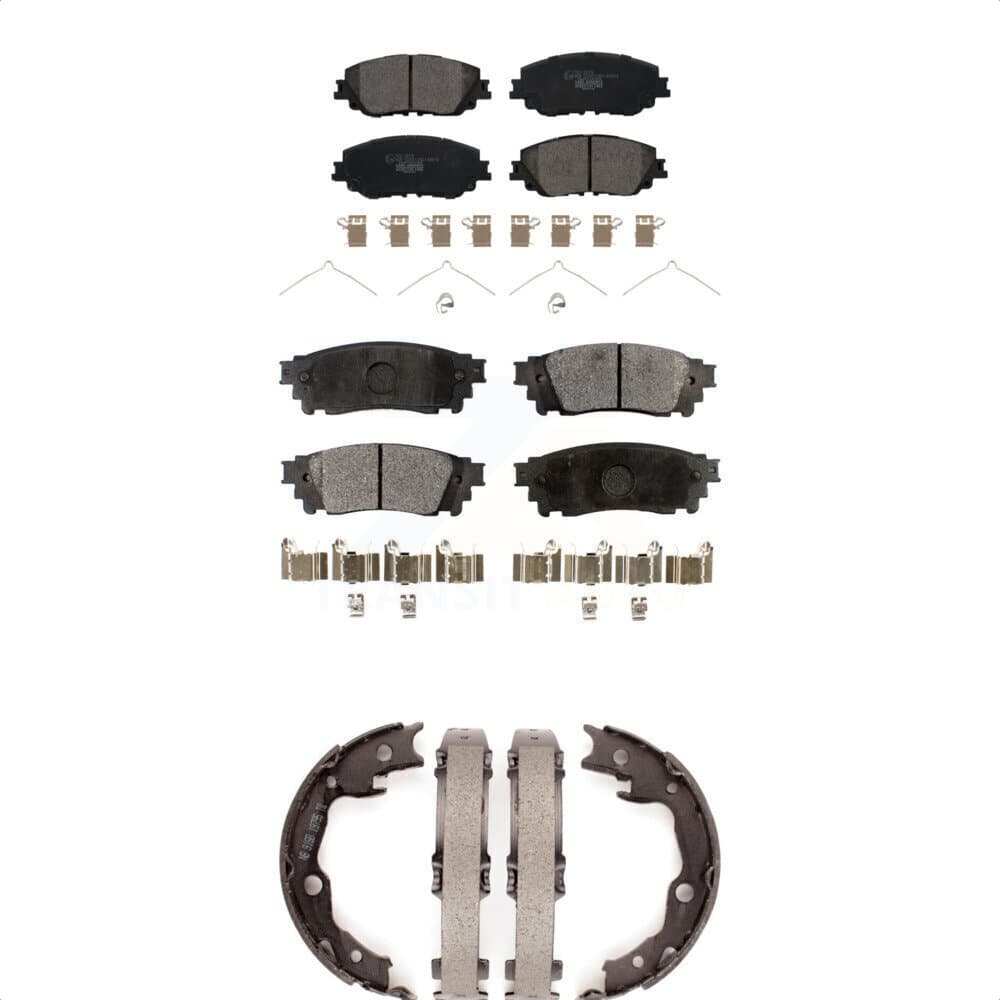 Transit Auto - KTN-100842 - Front and Rear Disc Brake Pad Kits image 1