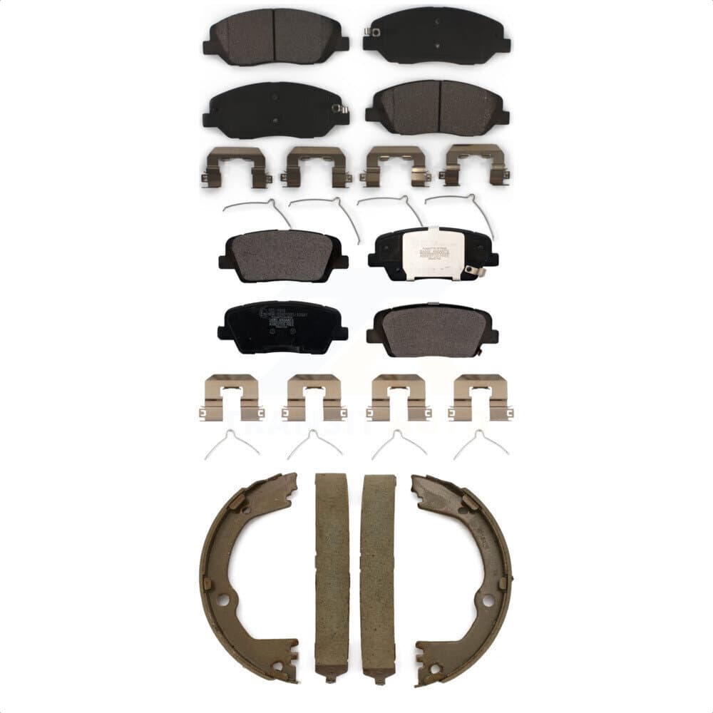 Transit Auto - KTN-100847 - Front and Rear Disc Brake Pad Kits image 1