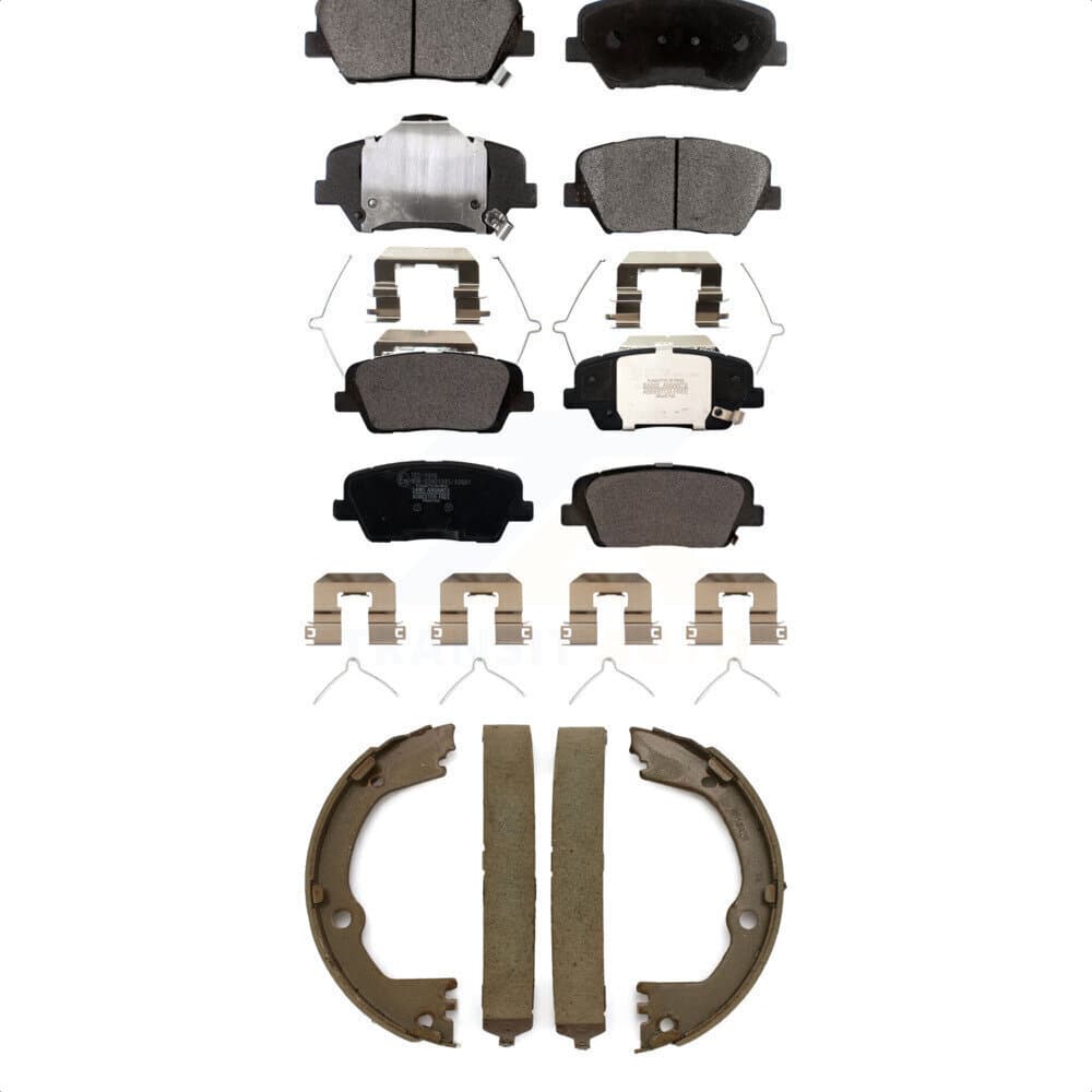 Transit Auto - KTN-100860 - Front and Rear Disc Brake Pad Kits image 1
