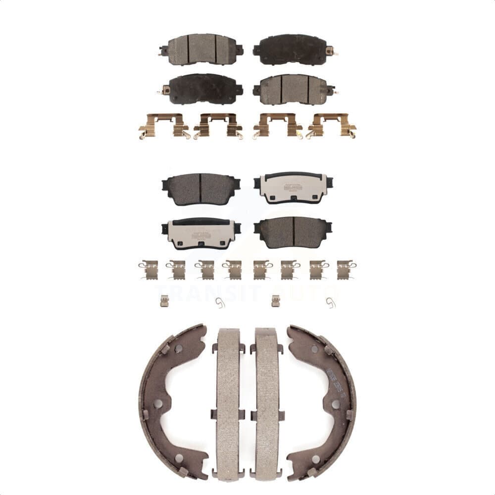 Transit Auto - KTN-100869 - Front and Rear Disc Brake Pad Kits image 1