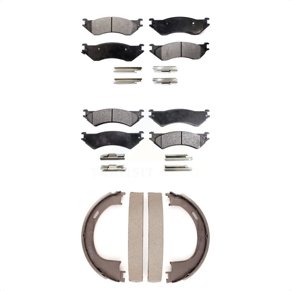 Transit Auto - KTN-100892 - Front and Rear Disc Brake Pad Kits image 1