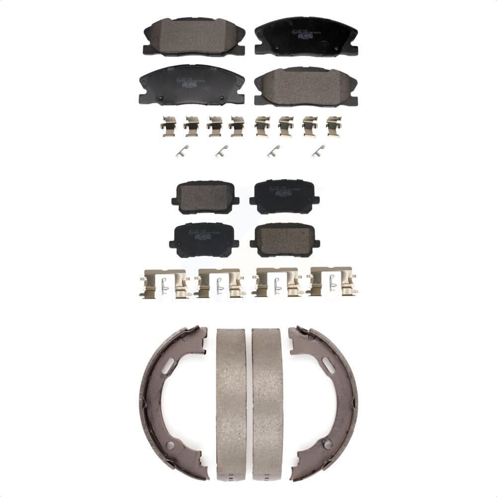 Transit Auto - KTN-100899 - Front and Rear Disc Brake Pad Kits image 1