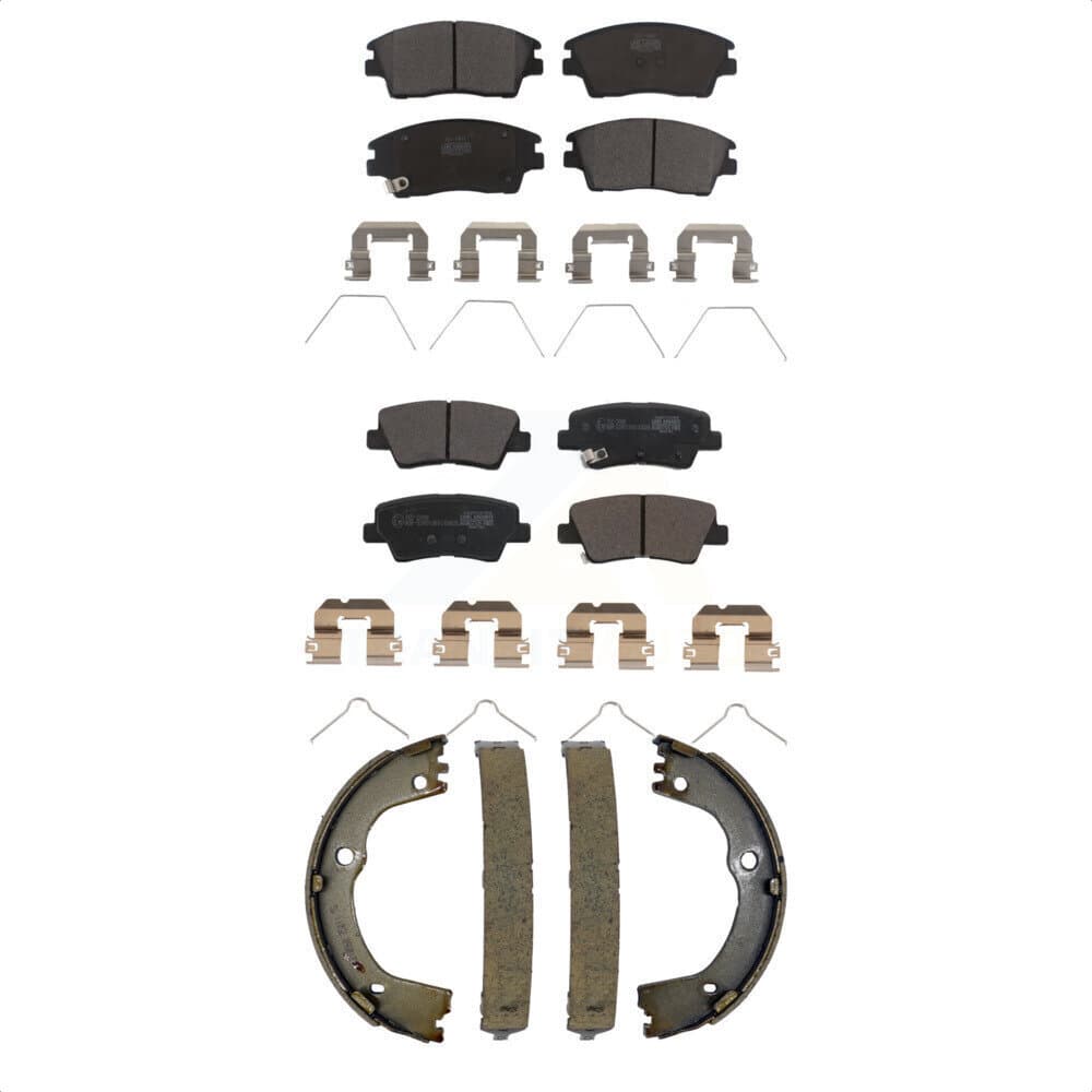 Transit Auto - KTN-100910 - Front and Rear Disc Brake Pad Kits image 1