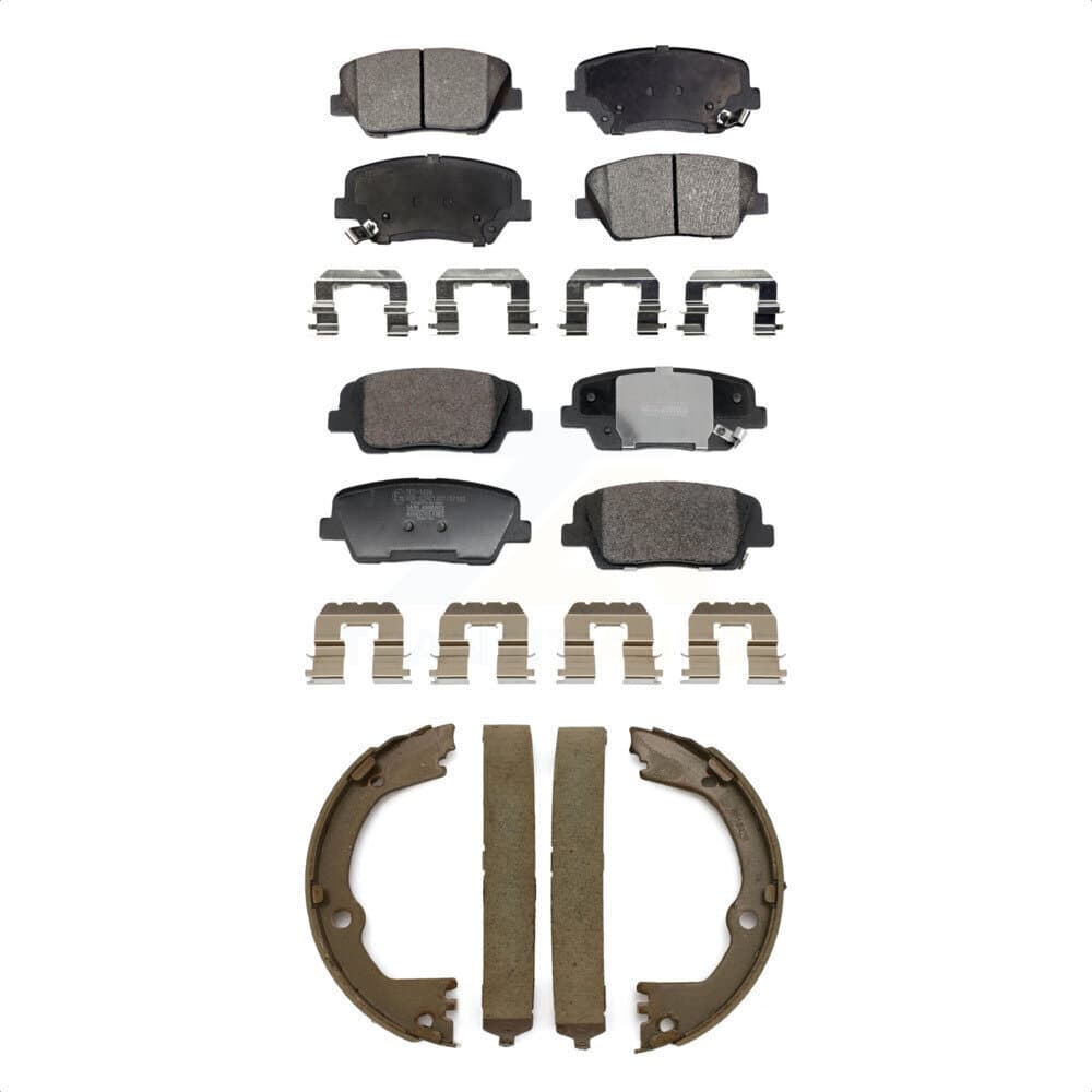 Transit Auto - KTN-100920 - Front and Rear Disc Brake Pad Kits image 1