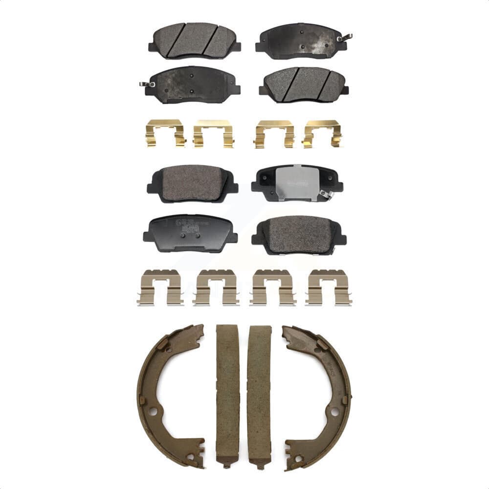 Transit Auto - KTN-100922 - Front and Rear Disc Brake Pad Kits image 1
