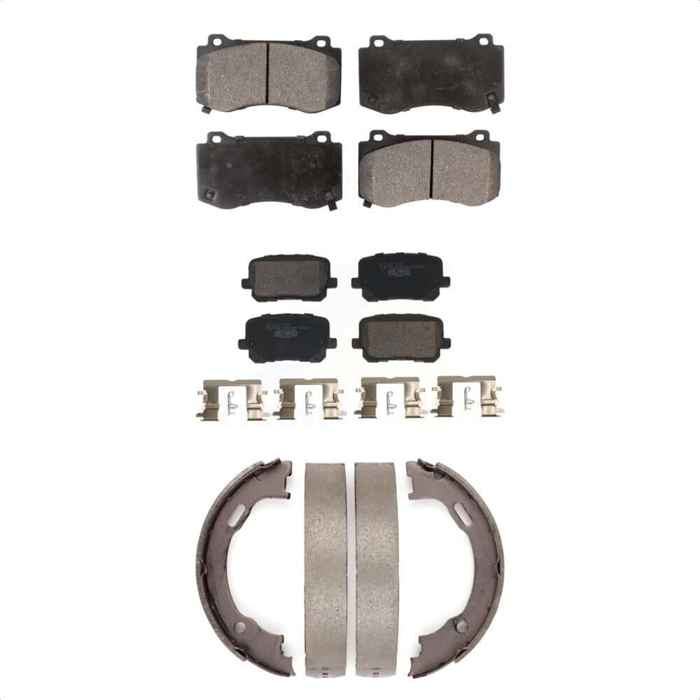 Transit Auto - KTN-100930 - Front and Rear Disc Brake Pad Kits image 1
